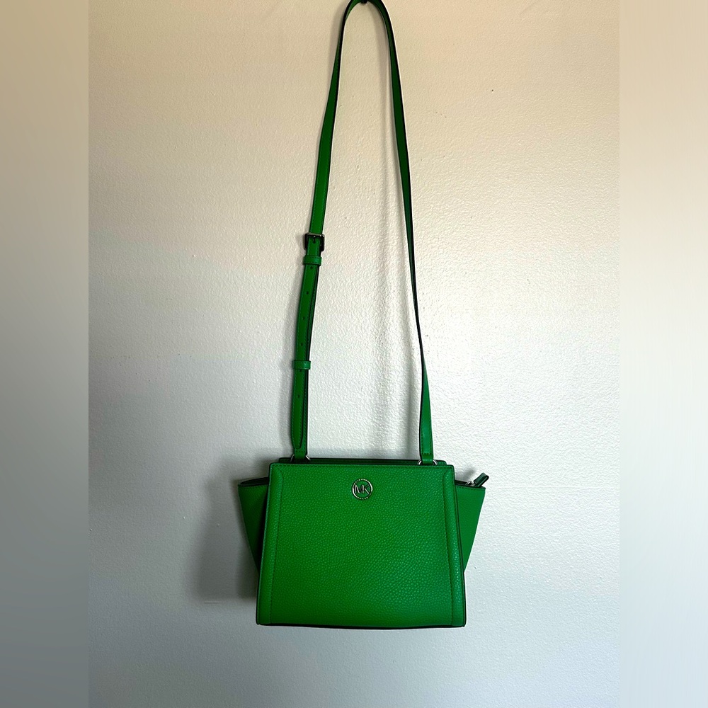 Michael Kors bag brand, green color